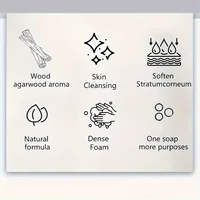 Savon blanchissant fait à la main, soins pour la peau, nettoyage en profondeur, hydratant, huile essentielle, savon doux, éclaircit la peau, savon au bois de santal 5