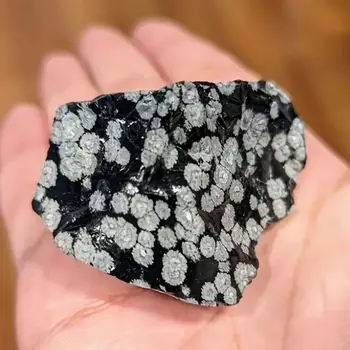 Snowflake Obsidian Raw Stone 1