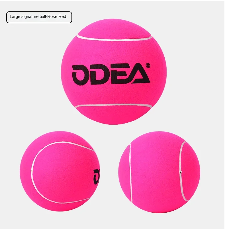 ODEA Big Ball Event Commemorative Star Signed Ball Collection Inflatable Ball Large Big Tennis Signed Ball