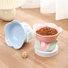 Flower Ceramic Cat Bowl Pet Food  Bowl for Cats Dogs Supplies Neck Protection 2