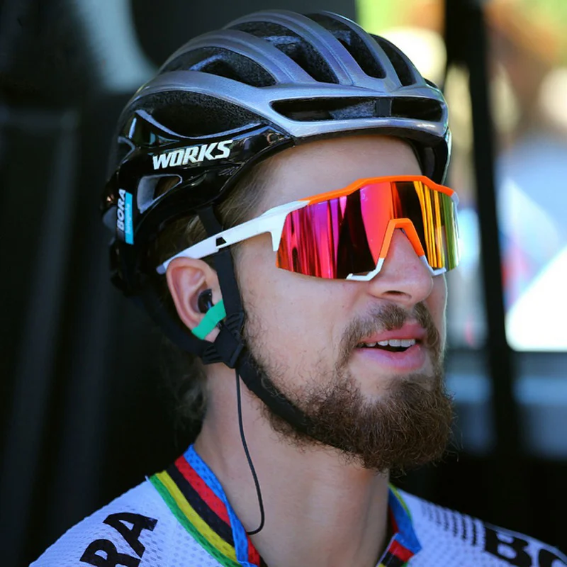Best 2022 Men's And Women's Sports Sunglasses Mountain Bikes UV400 Protective Saddle Free Glasses For Competition Fishing | Спорт и