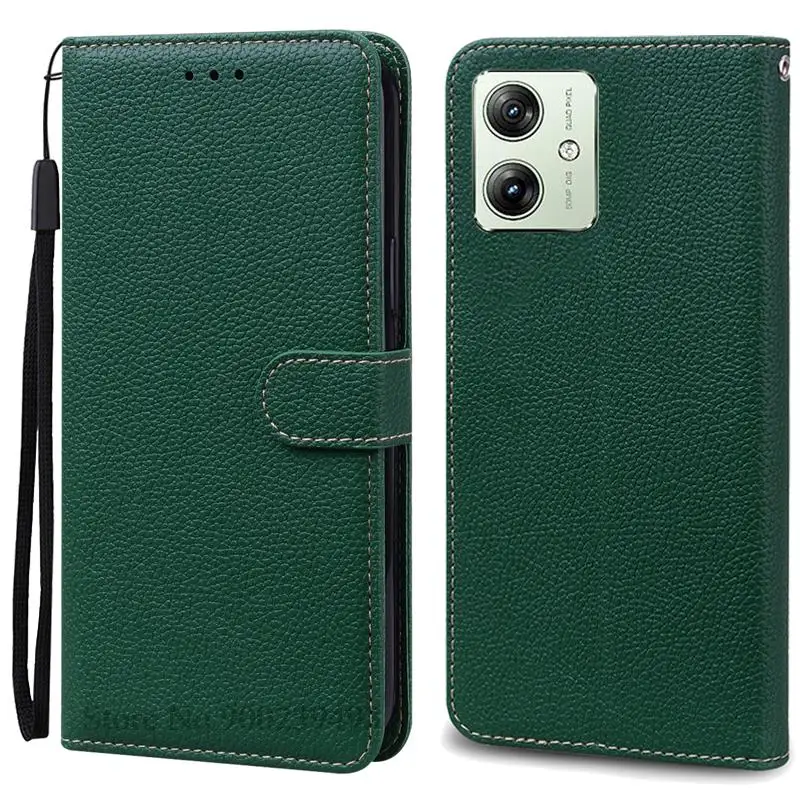 Elegant Silicone Leather Flip Wallet Case