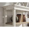 Stylish French Country Realyn Bookcase - 75" in Height, Chipped White Finish, and a Drawer for Added Storage 6