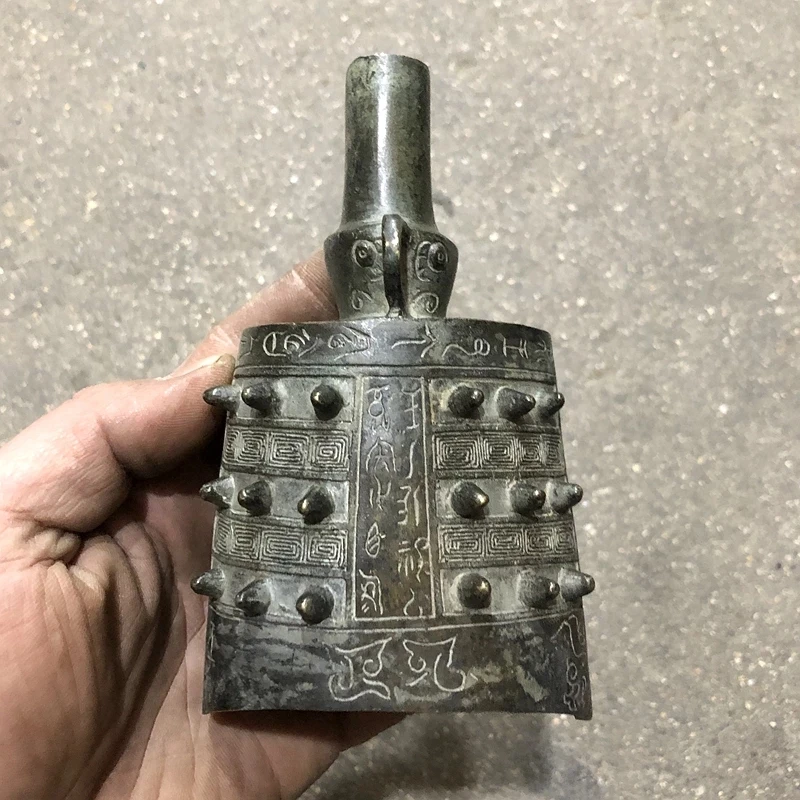 

Подвески из чистой меди, музыкальные инструменты в стиле ретро, бронзовые колокольчики, украшение для дома по фэн-шуй, подарки ручной работы