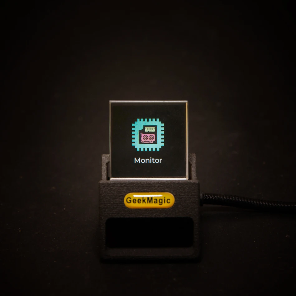 Фото GeekMagic Хрустальная погода Биткоин со склада цена тикер трекер часы Мини Дисплей для настольных игр украшение №3