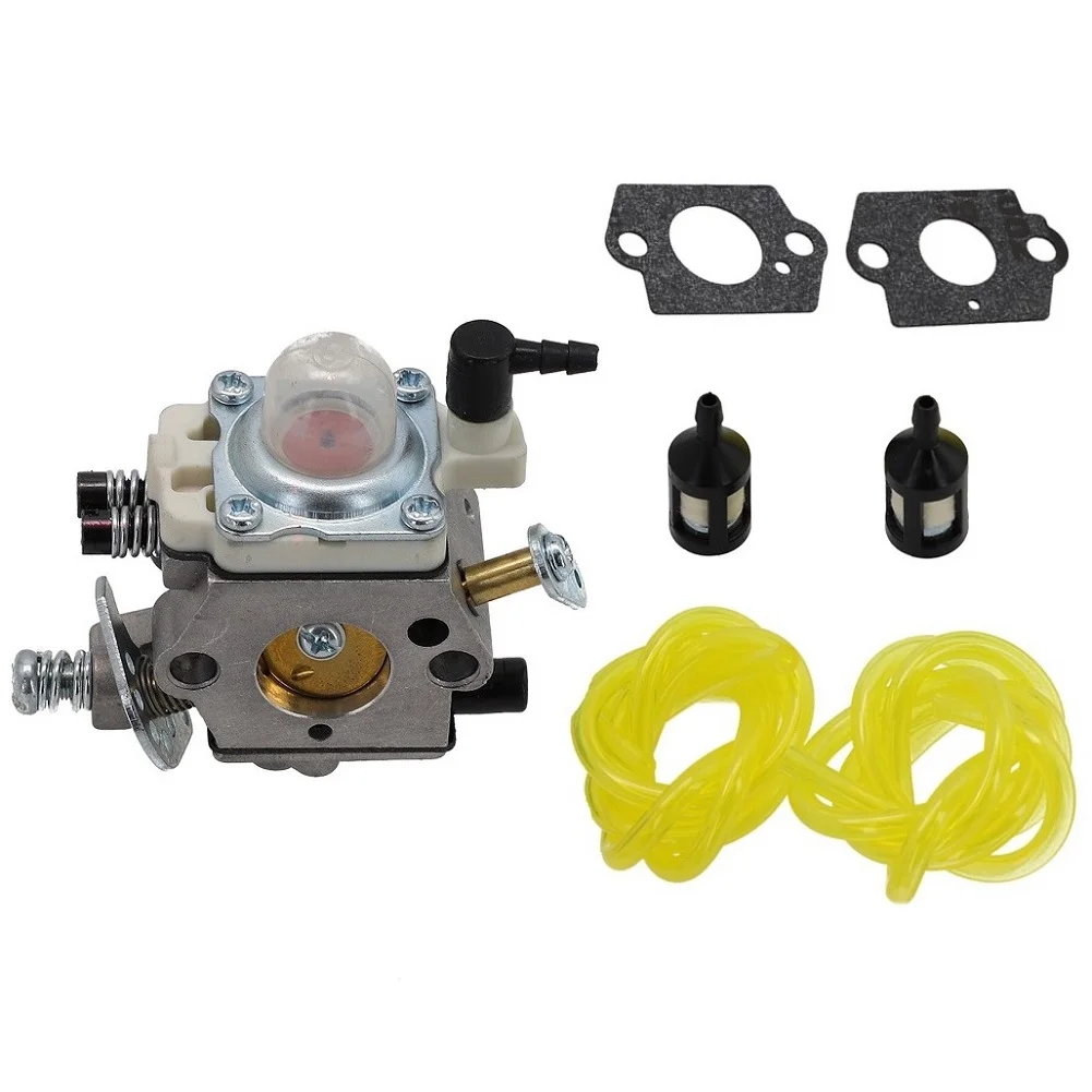 

Accessories Carburetor kit Fuel filter Gasket Lawn mower 7pcs Attachment For Walbro Parts WT-990 WT-990-1 Durable