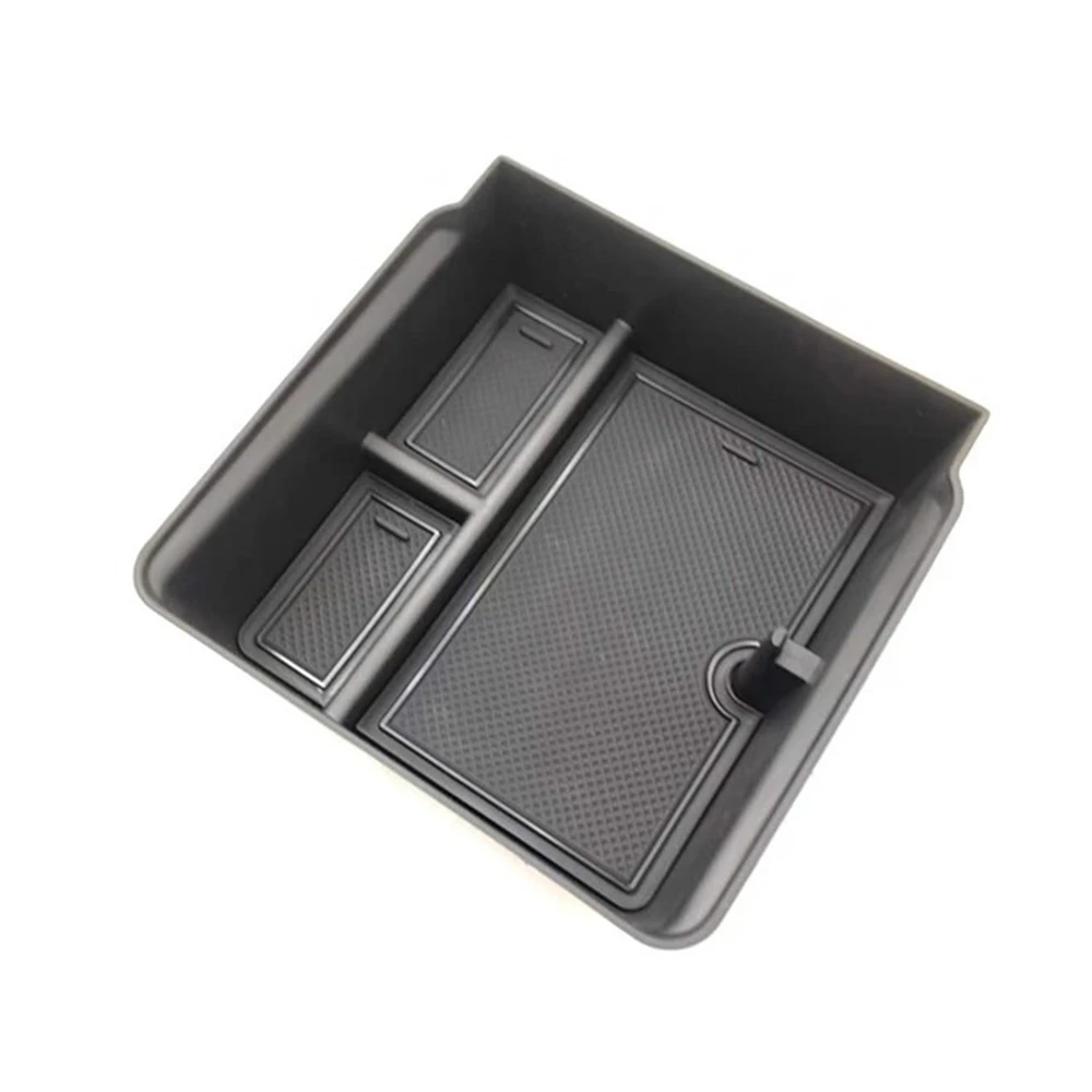 

​For Tesla Model 3 Highland 2024 Center Console Armrest Storage Box Organizer For Model 3+ Interior Accessories Anti Slip