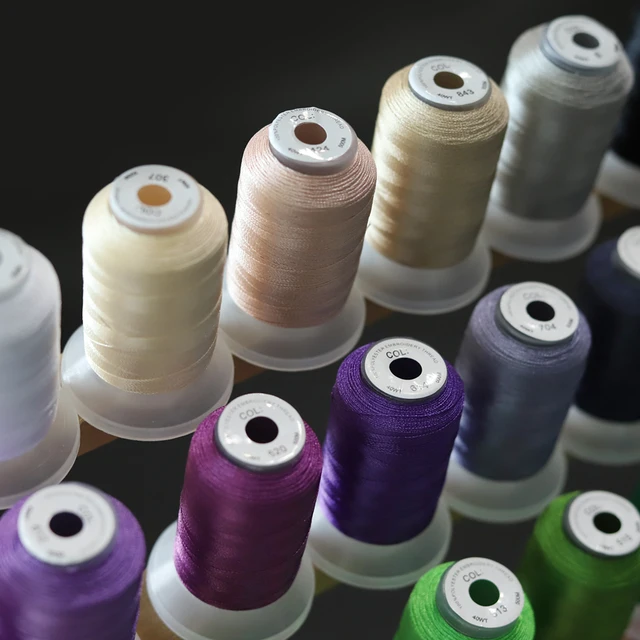 Filo Ricamo Janome - 30 Bobine Poliestere 500M, Colori Assortiti - Foto 12