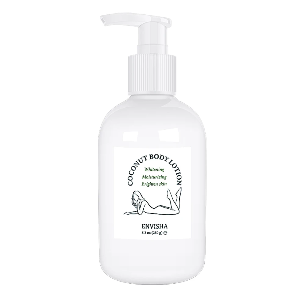 Skin Care Coconut Oil Face Body Lotion Cream Whitening Moisturizing Brightening Collagen Hyaluronic Acid Retinol Remove Melanin 6