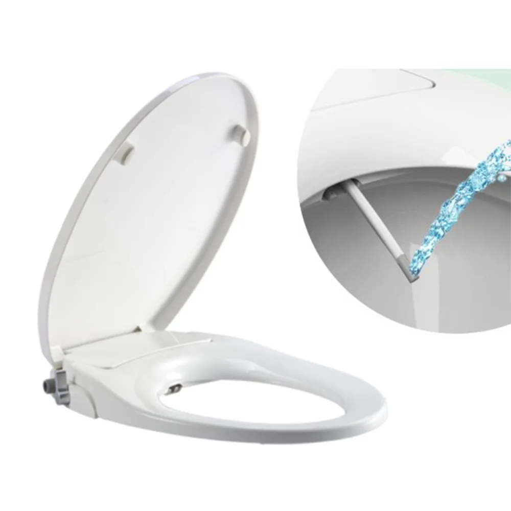 

A3-W801 Customized Logo Bathroom Automatic Wash Heated Non Electric Bidet Toilet Seat
