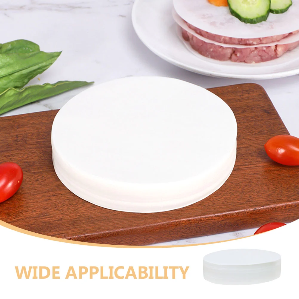 100 Pcs Hamburger Patty Papers Round Non-Stick Patty Papers Sheets Hamburger Maker Circle Parchment Paper For Burger Press