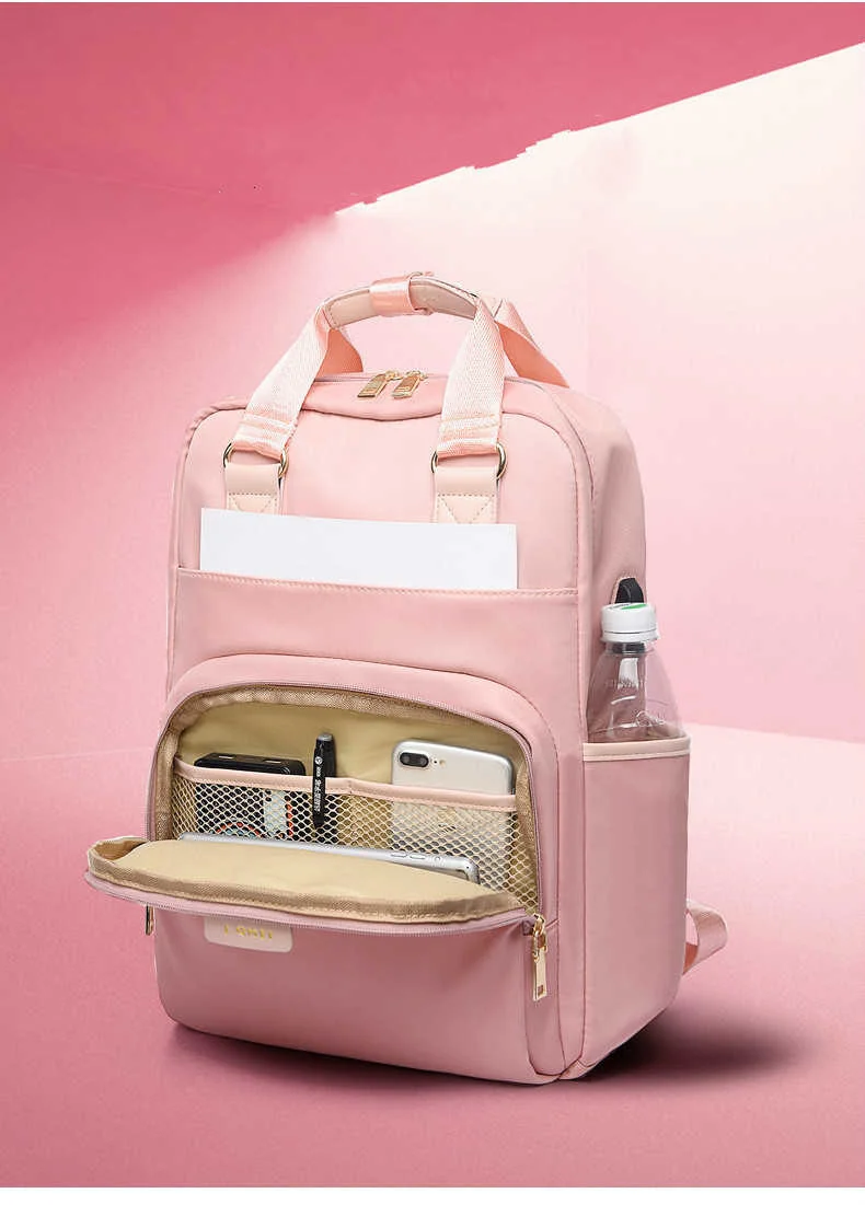 Woman Waterproof Bagpack School Bags 