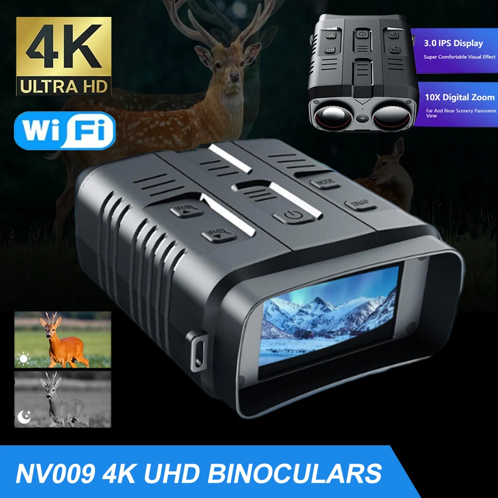 

Бинокль NV009 4K UHD с функцией ночного видения, Wi-Fi