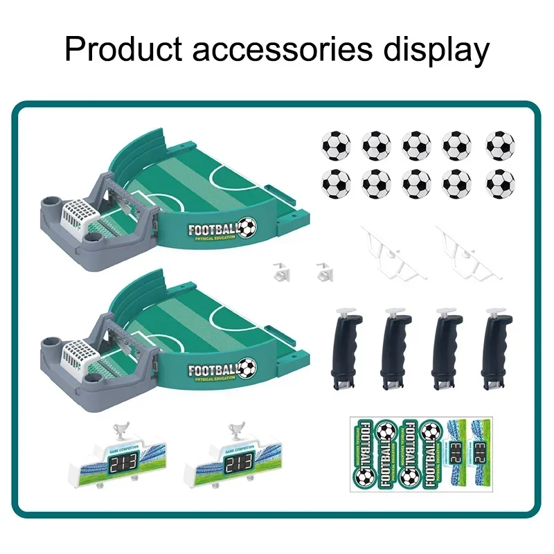 Mini Foosball Games, Tabletop Football Soccer Pinball for Indoor Game Room Games, Foosball Desktop Sports Board Games Mini Adult