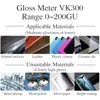 Gloss Meter CS-300 SE Paint ink furniture stone Universal glossmeter 60 ° single angle glossmeter 0-200GU Computer Data Analysis 5