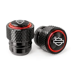Harley Pan America Special Motorcycle Brake Fluid Reservoir and Valve Caps Accessories (Valve Caps - Red)