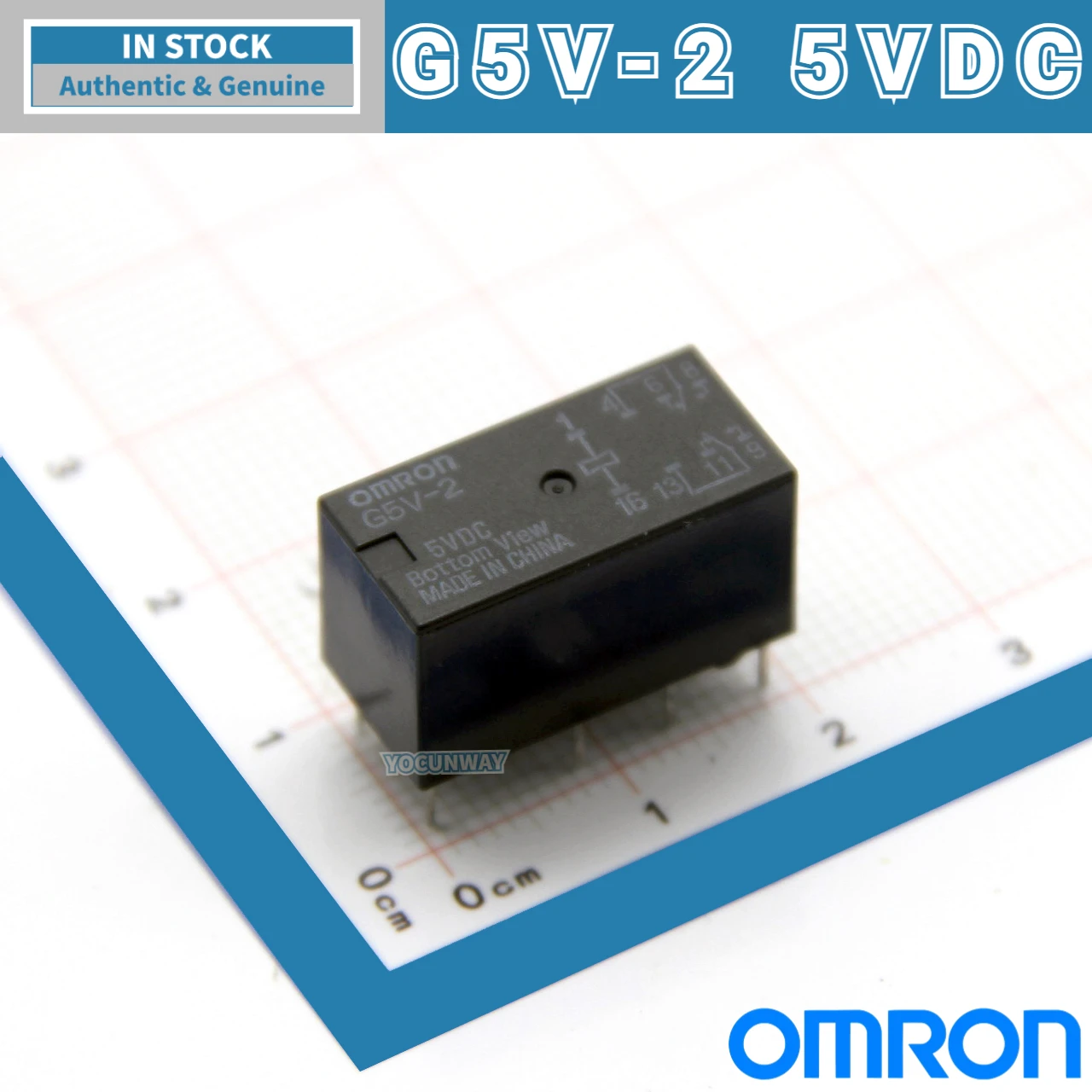 New Authentic Original OMRON Signal Relay G5V-1 G5V-2-H1 3V 5V 9V 12V 24V 48V 6PIN 1A 8PIN 2A  DC12V 5VDC 12VDC 24VDC images - 6