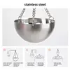 ChuHan 12/20cm Sauna Aromatherapy Oil Bowl Sauna Aroma Cup Bowl Stainless Steel Essential Oil Holder Sauna Steam Room Accessorie 6