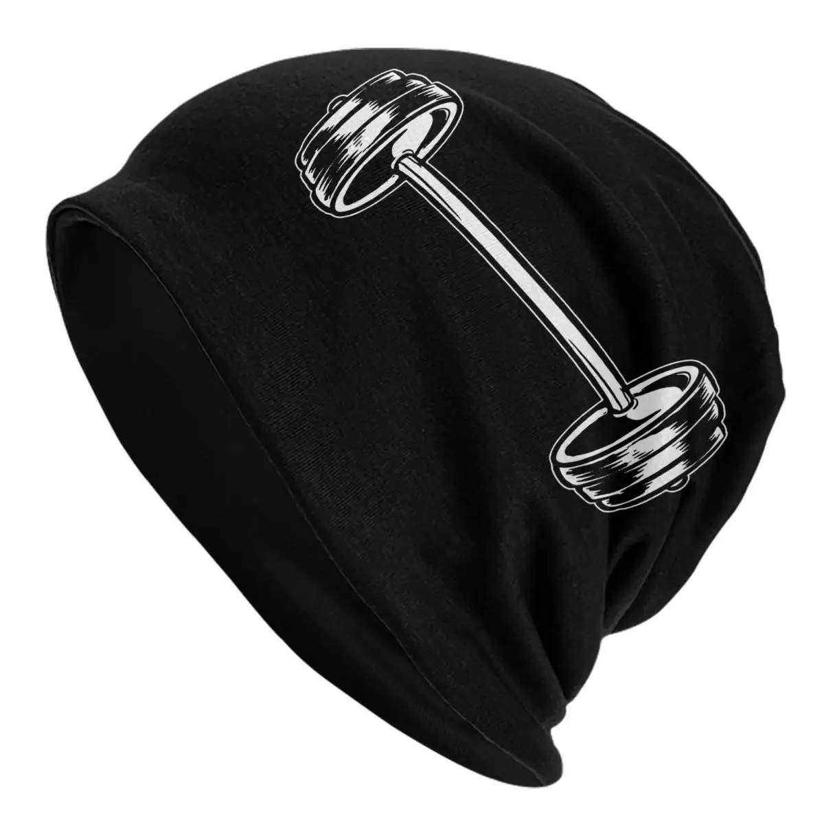 

Gym Workout Barbell Skullies Beanies Hat Fitness Hip Hop Men Women Ski Cap Warm Multifunction Bonnet Knit Hat
