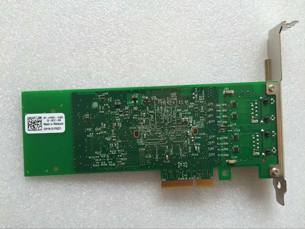 

Сетевая карта-адаптер 01P8D1 1P8D1 с двумя портами Gigabit Ethernet PCI-E