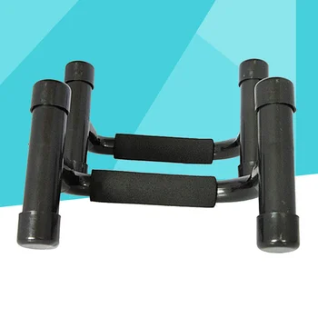 1 Pair Pushup Bars Stands Handles Exercise and Fitness Skid-Resistant Equipment for Men and Women Workout (Black) 1