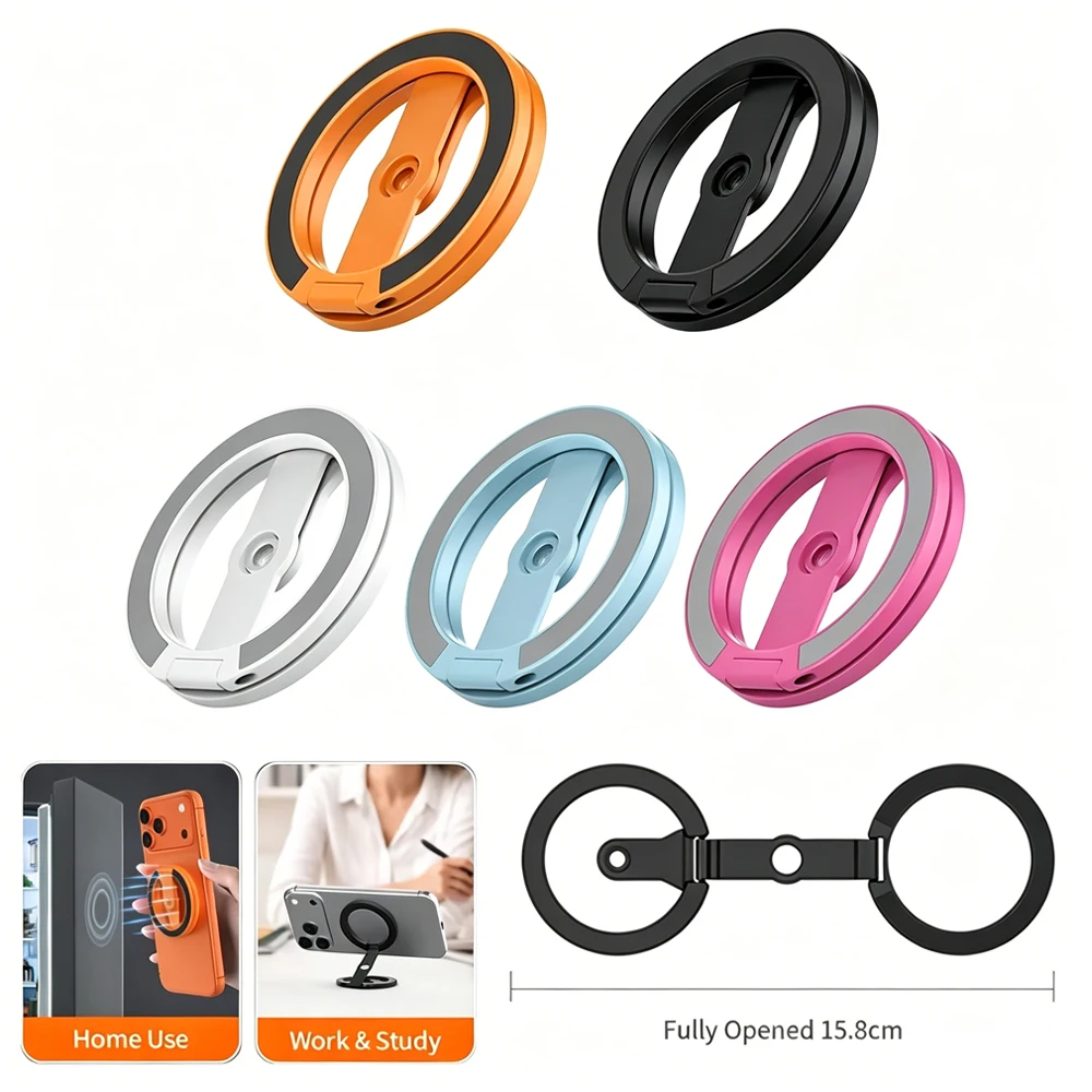 Compact Foldable Double-Sided Magnetic Stand for Phones & Photography Accessories