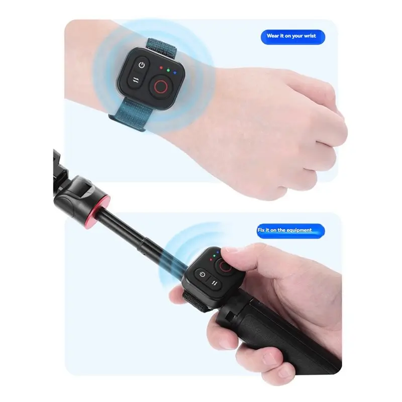 Shutter Button Remote Control Wireless Bluetooth Action Cam Shooting Controller For DJI Action6/5 Pro/4 OSMO 360