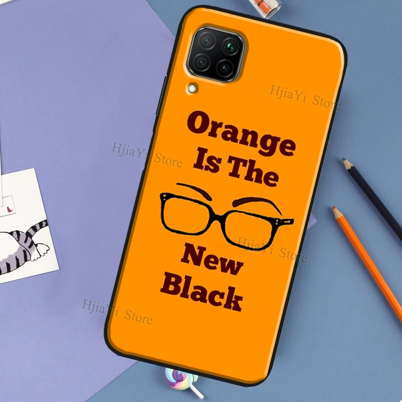 Vibrant Orange Themed Protective Phone Case Cover