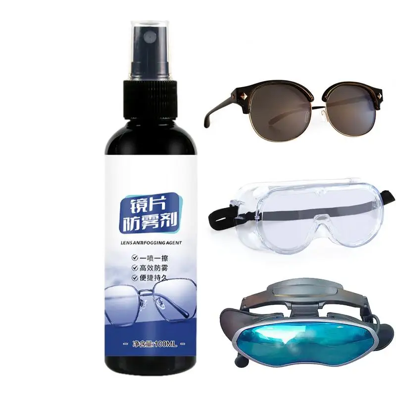 

Anti Fog Spray For Glasses Car Windscreen Anti Mist Spray Goggles Mirrors Agent Long-Lasting Protection For Visors Car