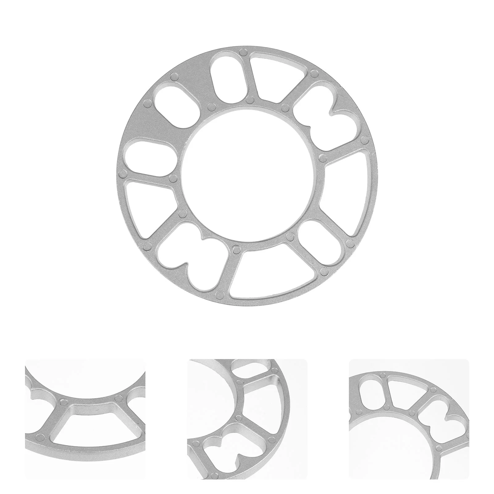 

2 Pcs Wheel Spacer Universal Adapter Aluminum Alloy Wheels Spacers Shims Tire Auto