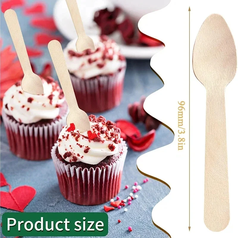 Disposable Wooden Spoons - Product Image 2