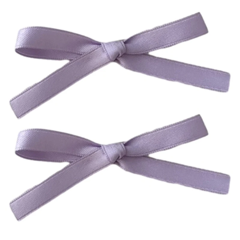 

Sweet Girls Hair Clip Princess Colorful Bow Ribbon Balletcore Clips for Ladies