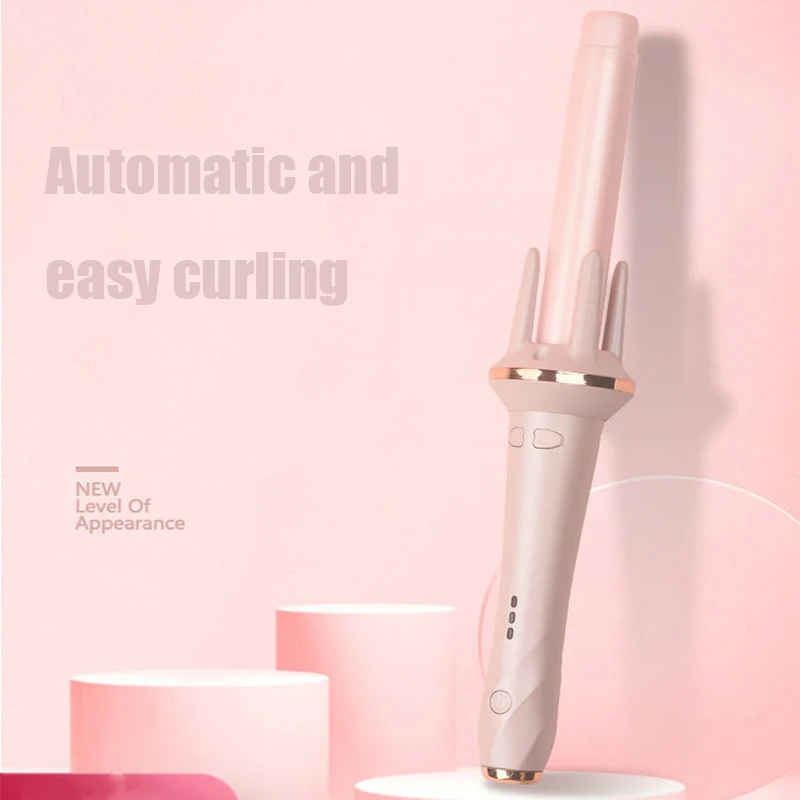 Portable electric Curling Iron 360 Tourmaline Ceramic automatic rotating curling iron professional styling tool
