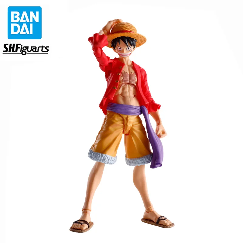 

Original BANDAI SHF ONE PIECE Monkey D. Luffy PVC Anime Figure Action Figures Model Toys