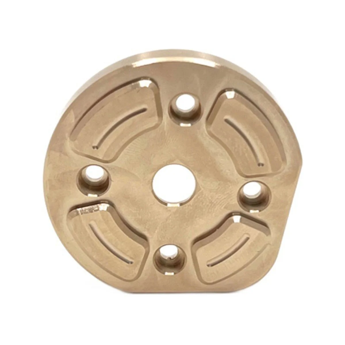 BAAU 4PCS RC Car Upgrade Brass Front and Rear Axle Counterweights Kit for 1/12 H12Y H12Y+ RC Car Toy Parts