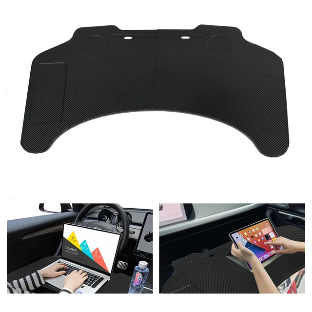 Tesla modèle Y/3 plateau repas déjeuner en voiture bureau pour ordinateur  portable pour travailler à distance voitures Table mise à niveau plus  confortable grand espace - AliExpress