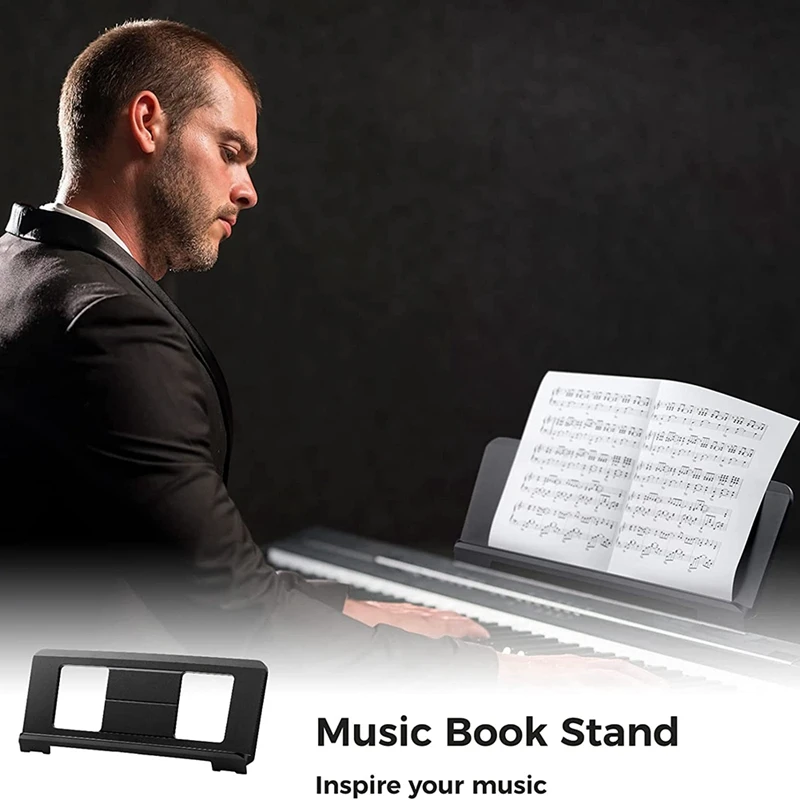 Foglio Di Musica Stand, Portatile Desktop Book Stand Foglio Di Musica Stand Per Casio Roland Yamaha P35 P45 P48 P105 P115 P121