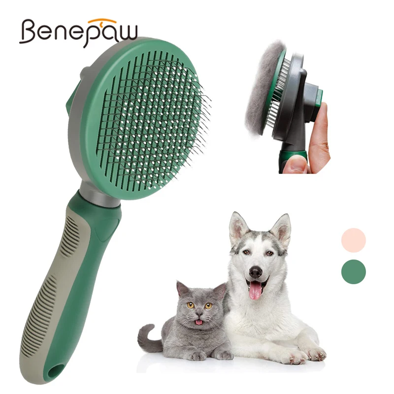 Dog Grooming Brush Self Cleaning Slicker Comb Brushes for Dogs