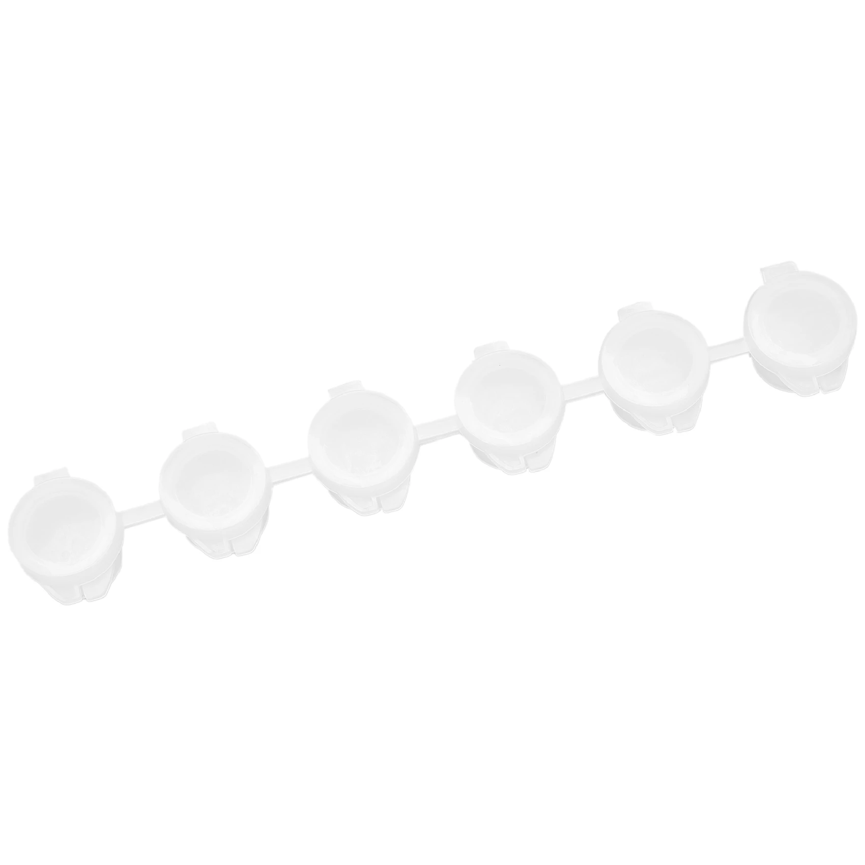 강력 추천-30개입 180개 페인트 용기 스트립 3ml 미니 페인트 용기 빈 페인트 컵 공예용 플라스틱 보관 용기