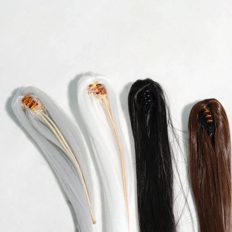 

Парик для куклы BJD SD, волосы для кукол, хвост, тигровый парик, длинный хвост 20 см, 30 см, 40 см, одинарные аксессуары