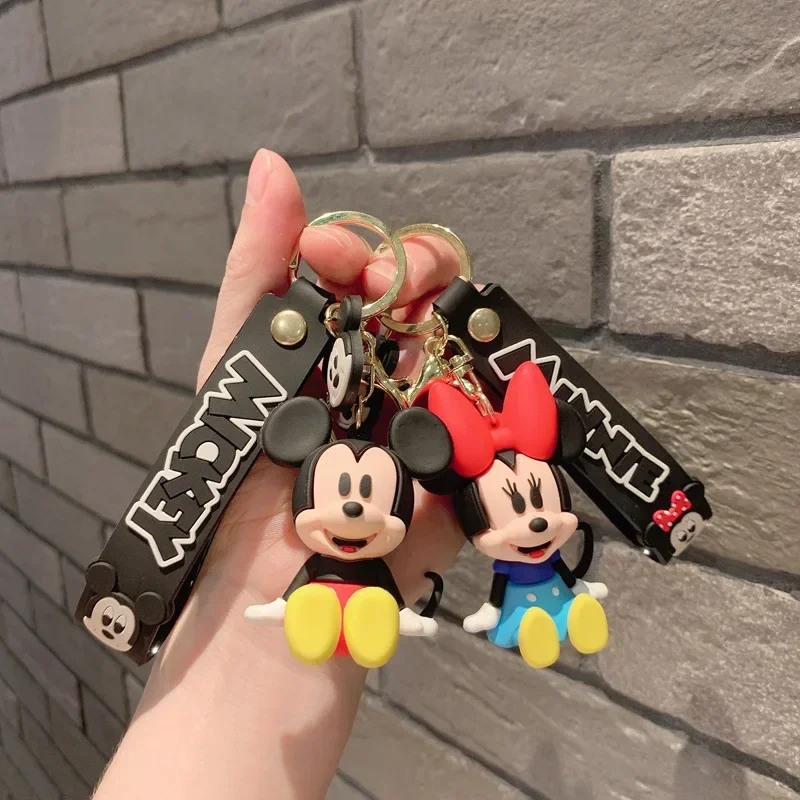 

Mickey Minnie Keychain Creative Personality Doll Cartoon Keychain Wholesale Pendant Car Jewelry Schoolbag Doll