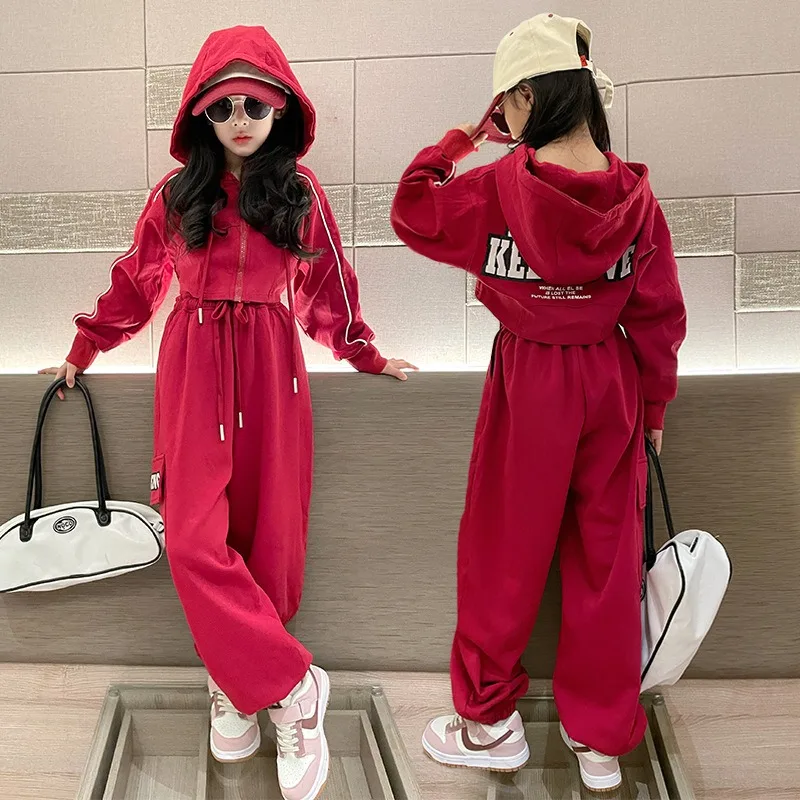 

Cuhk Children's Creative Sets for Children 6 Years Autumn And Winter Hip-hop Clothes Girls' Clothes Set Girl Clothing Top Bottom