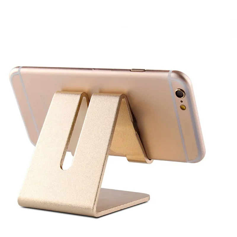 ROPOSY Supporto del telefono cellulare per la scrivania, accessori svegli dello scrittorio del supporto del supporto del telefono cellulare dell'oro di rosa