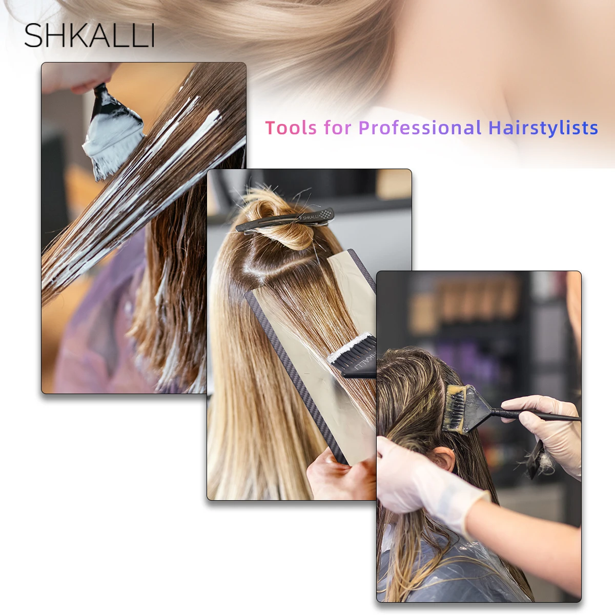 Professional Balayage Hair Colour Kit with Brush Set, Dye Bowl - Ideal Hairdressing Design & Styling Tools for Stylists 4
