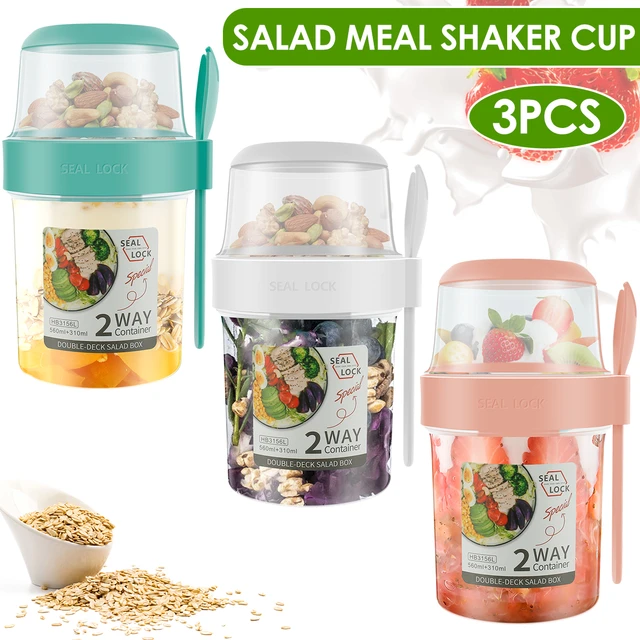 Containers Yogurt Container  Yogurt Salad Cup Container Set - Portable  Salad Cup - Aliexpress