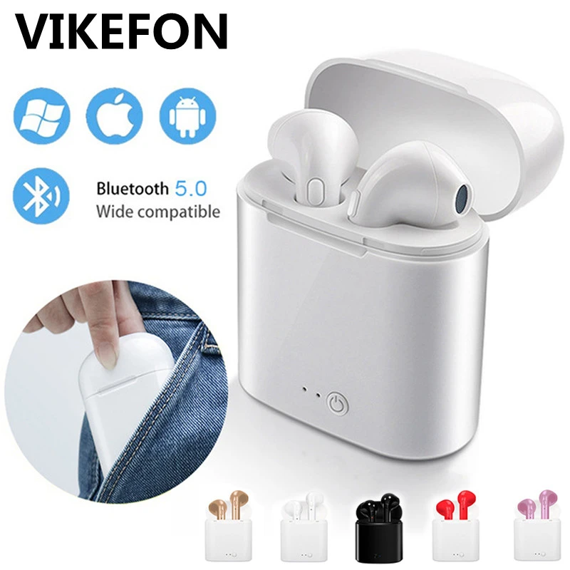 De databank Marine dienen I7s Tws Wireless Headphone Bluetooth 5.0 Earphones Sports Earbuds Headset  With Mic Charging Box For Iphone Xiaomi Lg &all Phones - Earphones &  Headphones - AliExpress