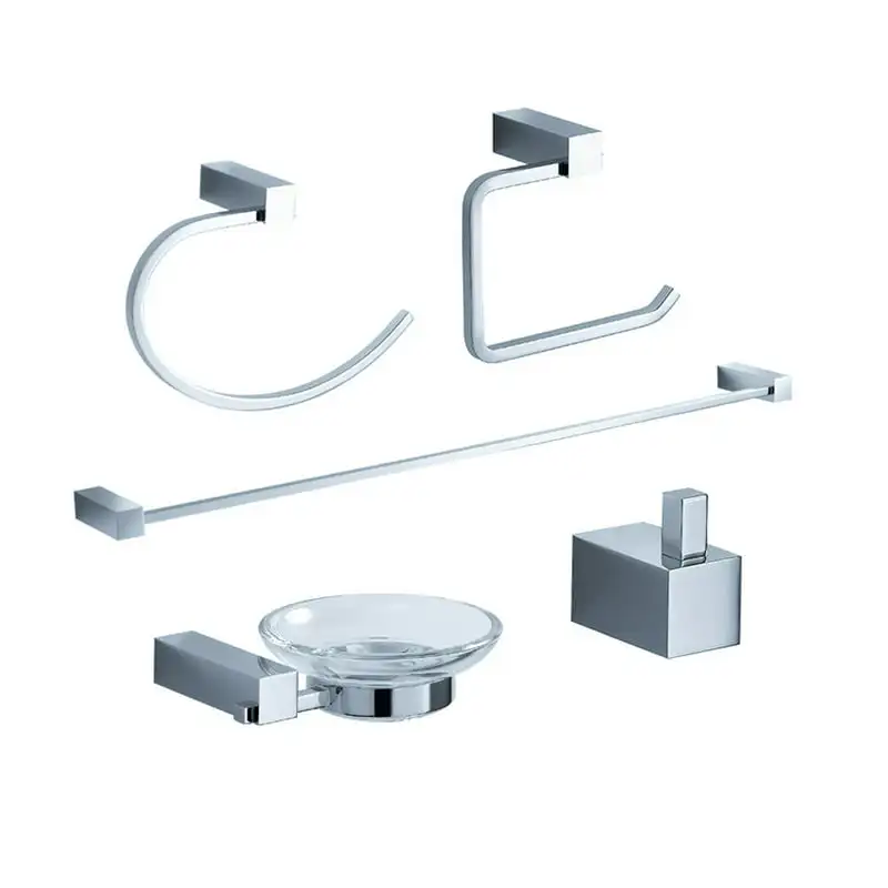 

5-Piece Bathroom Accessory Set - Chrome