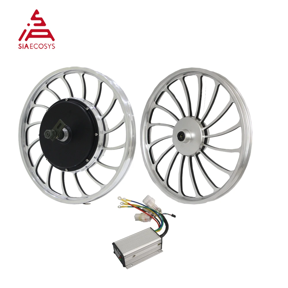 

QS MOTOR 20X2.125inch 1000W 205 V2 Electric Cast Wheel Hub Motor With KLS4812S For Electric Solar Tricycle and two wheels