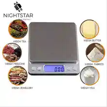  3000g X 0.1g Digital Gram Scale Pocket Electronic Jewelry Weight Scale 500g X 0.01g Scale / NO Retail Packaging 