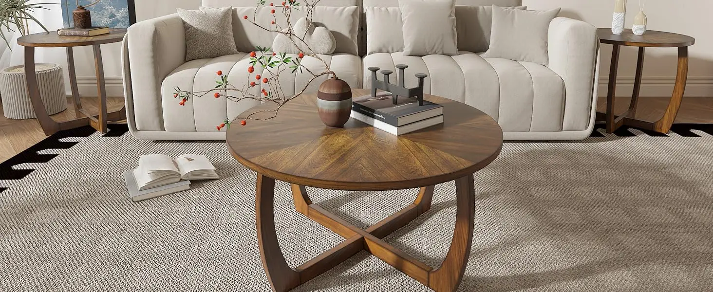 solid wood end table for living room